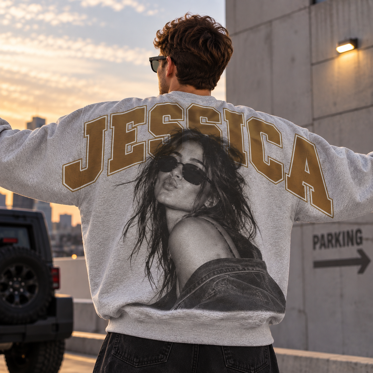 Custom Photo Oversized Shirt, Shoulder to Shoulder Shirt For Him, Her LM32 670119