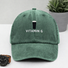 Vitamin G St. Patrick's Day Funny Frat Beer Drinking Embroidered Baseball Cap HA75 920552