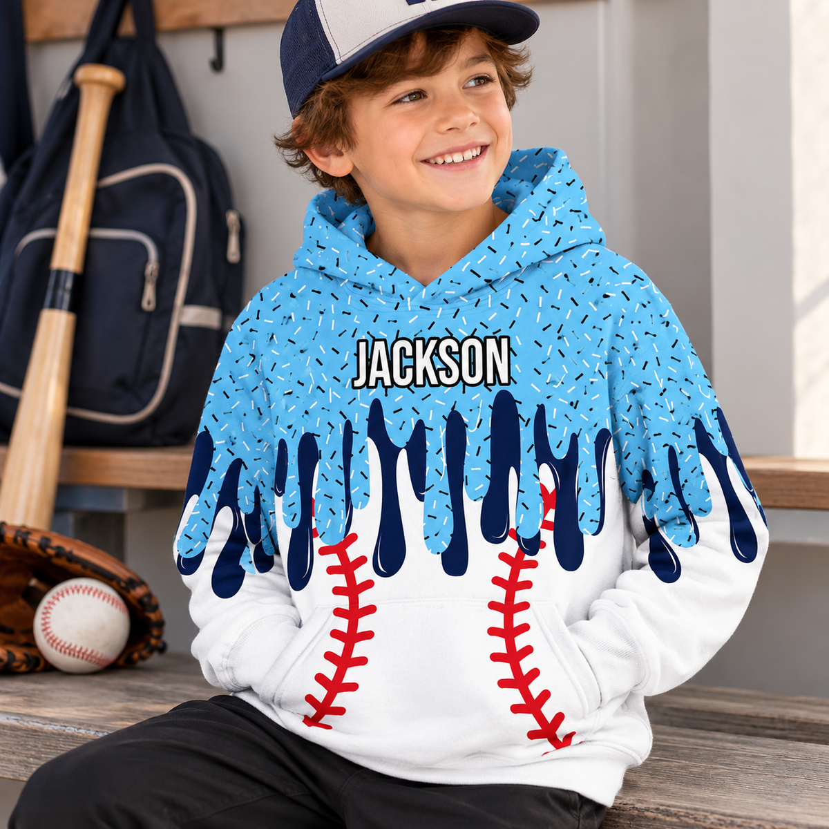 Personalized Christmas Hoodie For Baseball, Softball, Soccer, Football, Basketball, Hockey Lover LM32 670731