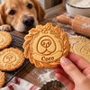 Personalized Christmas Dog Nose Wreath Cookie Stamp For Dog Lovers LM32 670719