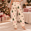 Have A Holly Pink Country Christmas Sweatpants, Western Family Holiday LM32 670257