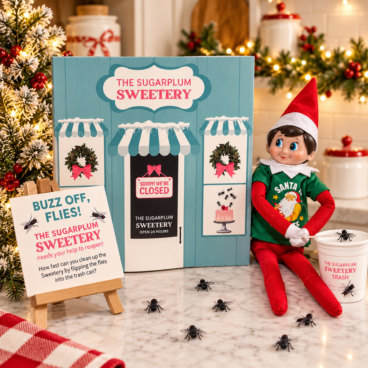 Elf Activity Kit 2026, 25 Days of Christmas Elf Props, Family Christmas Activity Set HA75 921534
