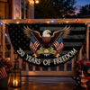 250 Years of Freedom Non-Pleated Fan Flag TH10 170159