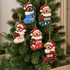 Custom Dog Photo Christmas Stocking Acrylic Ornament, Personalized Pet Holiday Keepsake CH07 180566