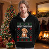 Custom Photo Merry Christmas Ya Filthy Animal Printed Quarter Zip Sweater TH10 170843