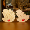 Personalized Wooden Mommy Rolling Bear Family Puzzle, Family Home Decor HA75 920738