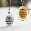 Custom Photo Mother And Daughter Forever Linked Locket Necklace TH10 892611