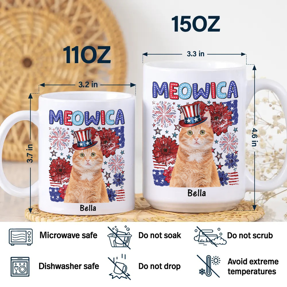 Custom Photo Meowica - Personalized Mug LM32 893757