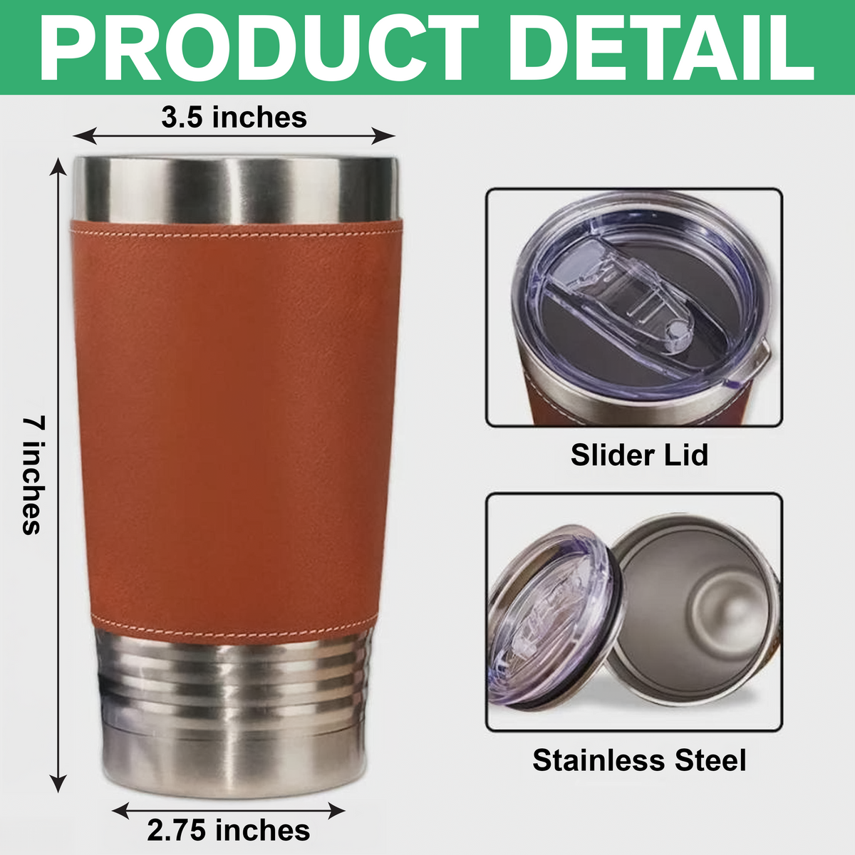 Custom Photo Life Would Be Boring Without Me Dog Cat Leather Tumbler HA75 892826