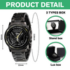 To My Husband Holding Hands - Personalized Men's Wrist Watch LM32 895017