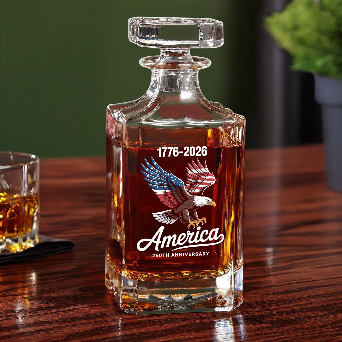 Celebrate 250 Years of America USA Anniversary 1776-2026 Decanter HO82 894518