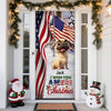 Custom Cute 3D Dog We Wish You Ameri Christmas Decoration Door Cover HA75 898084