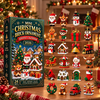 24-Day Mini Christmas 3D Brick Ornament Advent Calendar CH07 180652