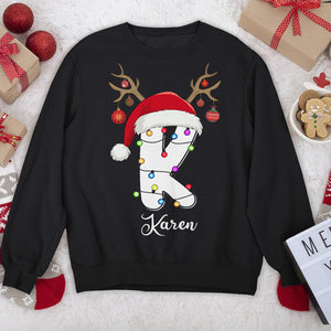 Custom Name Family Monogrammed Christmas Dark Shirt HO82 893034