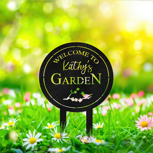 Welcome To My Garden For Garden Lover Yard Sign Personalized Gift TH10 891647