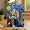 Custom Friend Portrait Van Gogh Art Style Building Brick Block For Bestie TH10 170403