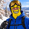 Funny Grinning Face Ski Mask, Yellow Novelty Balaclava Winter Gift LM32 670331