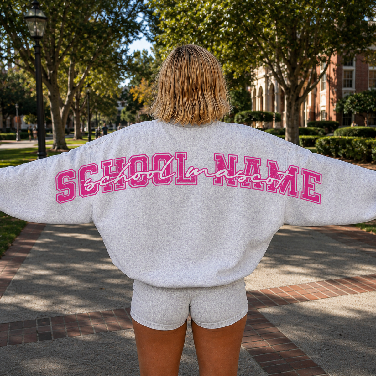 Custom School Name Senior Shirt, Shoulder to Shoulder Sweatshirt, Hoodie LM32 669815