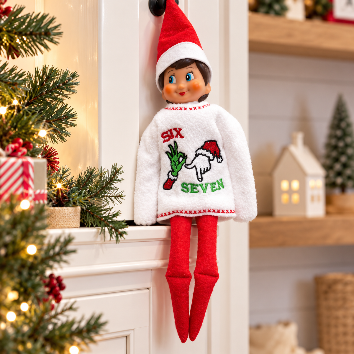 Funny Six Seven Sweater Elf Shirt – Christmas Elf Doll Accessories LM32 670455