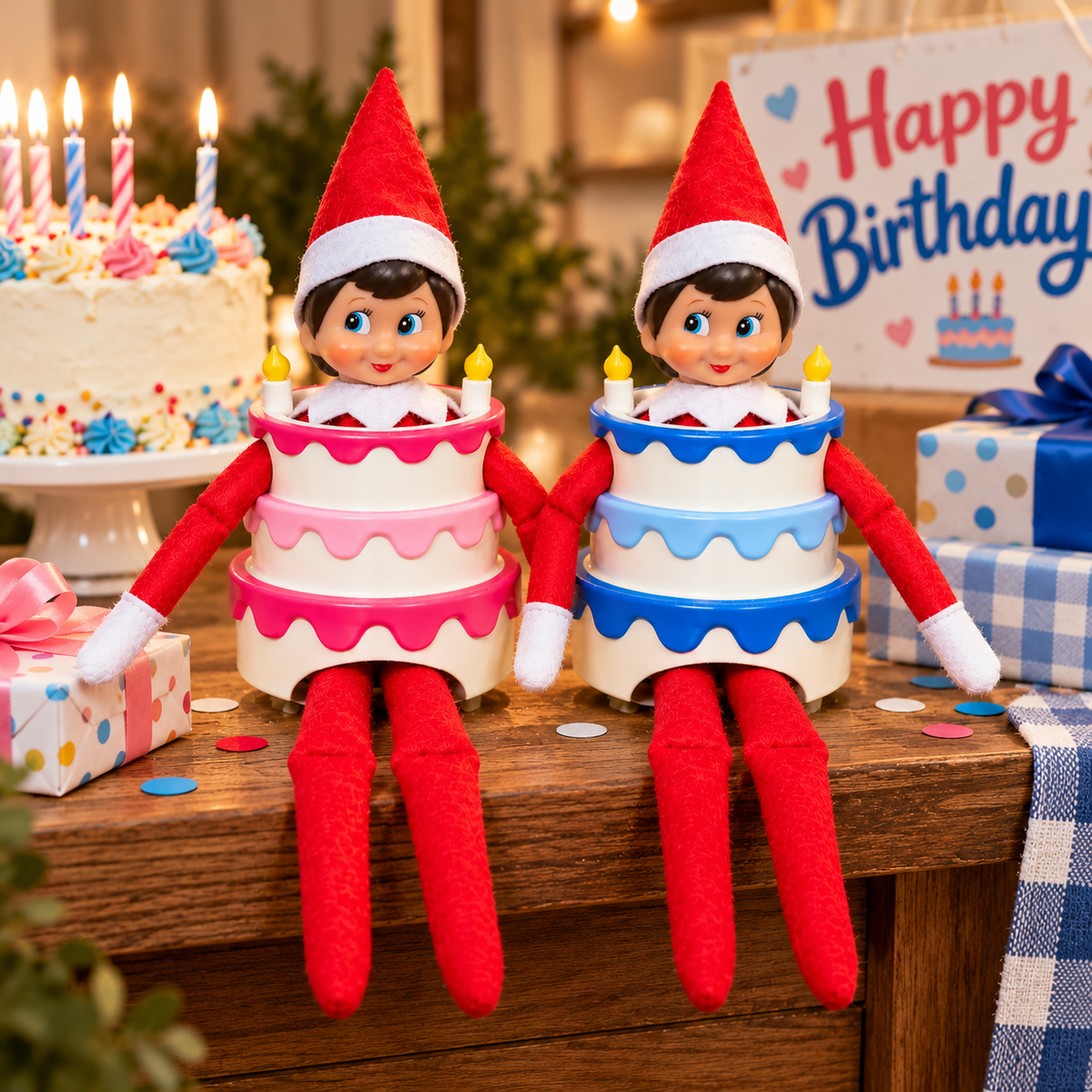 3D Printed Birthday Cake Outfit Elf Costume, Holiday Elf Accessories LM32 670447