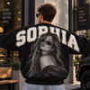 Custom Photo Oversized Shirt, Shoulder to Shoulder Shirt For Him, Her LM32 670119