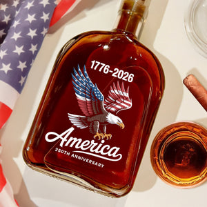 Celebrate 250 Years of America USA Anniversary 1776-2026 Whiskey Bottle HO82 894520