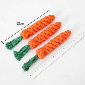 GeckoCustom 1pc Pet Dog Toys Cartoon Animal Dog Chew Toys Durable Braided Bite Resistant Puppy Molar Cleaning Teeth Cotton Rope Toy