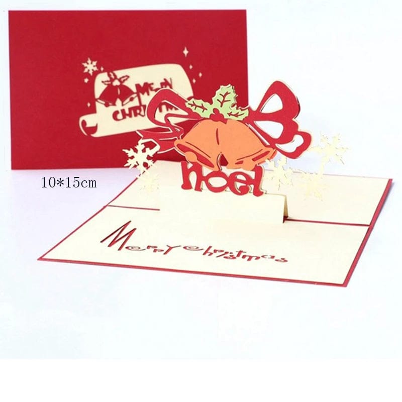 GeckoCustom 1pcs 3D Pop Up Greeting Cards With Envelope Laser Cut Post Card For Birthday Christmas Valentine' Day Party Wedding Decoration GD0021