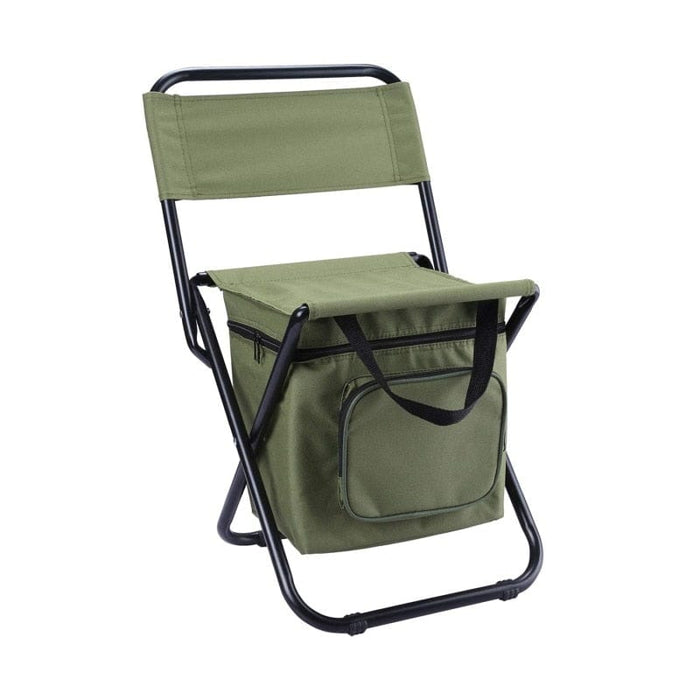 GeckoCustom 2 in 1 Folding Fishing Chair Bag Fishing Backpack Chairs Stool Convenient Wear-resistantv for Outdoor Hunting Climbing Equipment Armygreen-2