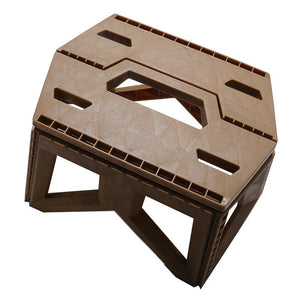 GeckoCustom 2 in 1 Folding Fishing Chair Bag Fishing Backpack Chairs Stool Convenient Wear-resistantv for Outdoor Hunting Climbing Equipment Khaki-4