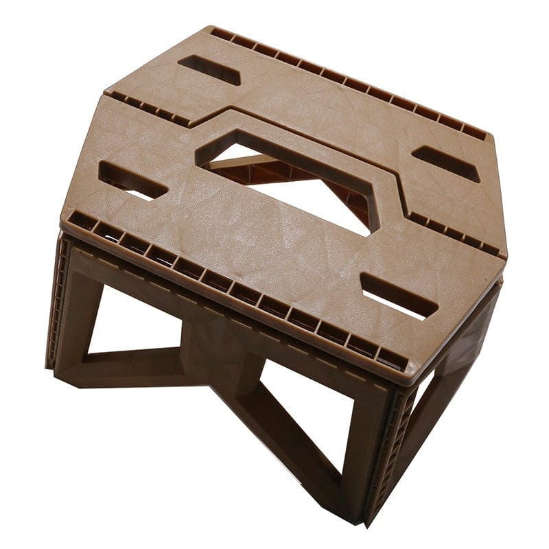 GeckoCustom 2 in 1 Folding Fishing Chair Bag Fishing Backpack Chairs Stool Convenient Wear-resistantv for Outdoor Hunting Climbing Equipment Khaki-4