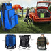 GeckoCustom 2 in 1 Folding Fishing Chair Bag Fishing Backpack Chairs Stool Convenient Wear-resistantv for Outdoor Hunting Climbing Equipment