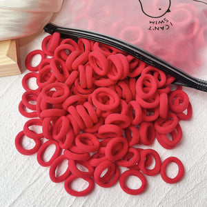 GeckoCustom 20/50pcs Kids Elastic Hair Bands Girls Sweets Scrunchie Rubber Band for Children Hair Ties Clips Headband Baby Hair Accessories 12 / 20 Pieces