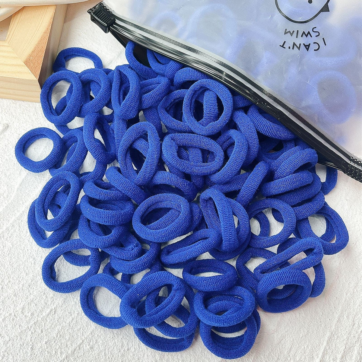 GeckoCustom 20/50pcs Kids Elastic Hair Bands Girls Sweets Scrunchie Rubber Band for Children Hair Ties Clips Headband Baby Hair Accessories 6 / 20 Pieces