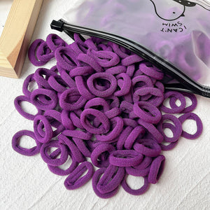 GeckoCustom 20/50pcs Kids Elastic Hair Bands Girls Sweets Scrunchie Rubber Band for Children Hair Ties Clips Headband Baby Hair Accessories 25 / 20 Pieces