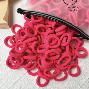 GeckoCustom 20/50pcs Kids Elastic Hair Bands Girls Sweets Scrunchie Rubber Band for Children Hair Ties Clips Headband Baby Hair Accessories 15 / 20 Pieces