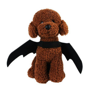 GeckoCustom 2021 New Halloween Pet Dog Cat Bat Wings Costumes Vampire Cosplay Cute Funny Bat Wing Pet Gifts Costume Photo Props Headwear