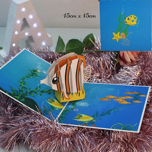 GeckoCustom 3D Pop UP Greeting Cards For Gifts