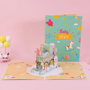 GeckoCustom 3D Pop UP Greeting Cards For Gifts