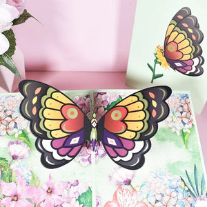GeckoCustom 3D Pop UP Greeting Cards For Gifts Big Butterfly