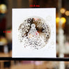 GeckoCustom 3D Pop UP Santa Cards Marry Christmas Greeting Cards Party Invitations Gifts New Year Greeting Card Anniversary Gifts Postcard Xmas snowflakes