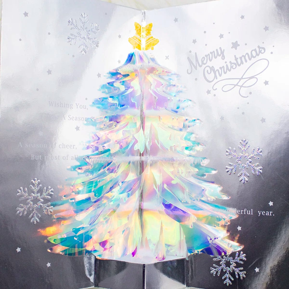 GeckoCustom 3D Pop UP Santa Cards Marry Christmas Greeting Cards Party Invitations Gifts New Year Greeting Card Anniversary Gifts Postcard gorgeous Xmas Tree