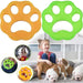 GeckoCustom 4PCS Pet Hair Remover Washing Machine Dryer Hair Catcher Reusable Cat Dog Fur Clothing Bedding Lint Hair Remover for Laundry