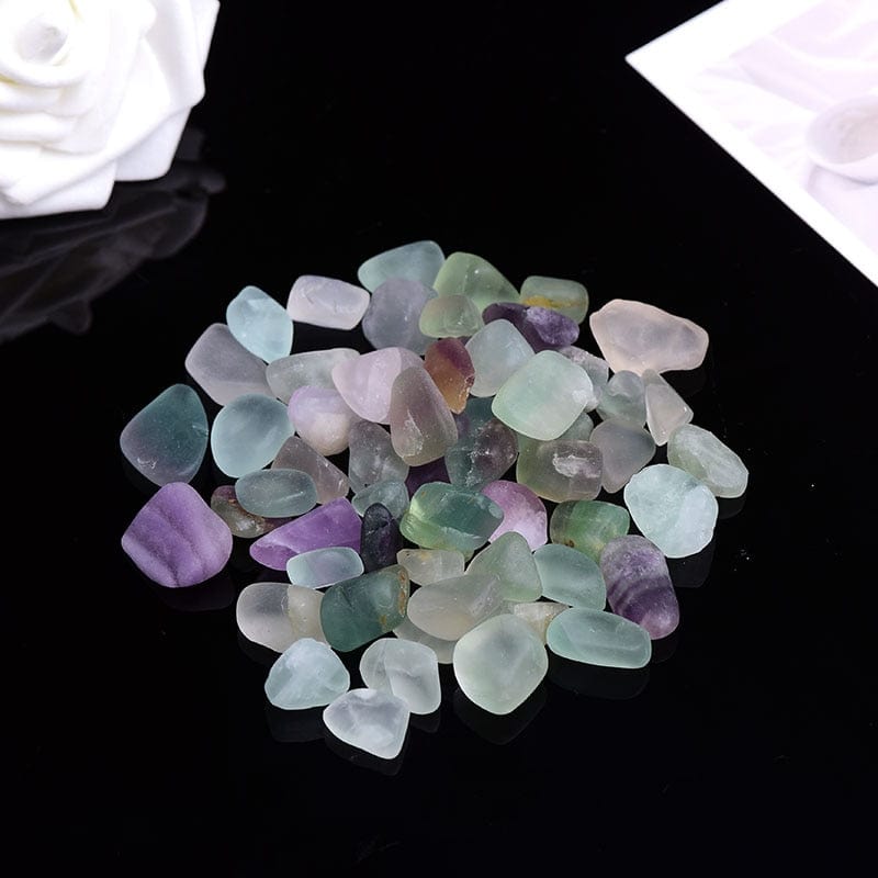 GeckoCustom 50/100g Natural Crystal Amethyst Agate Irregular Mineral Healing Stone Gravel Specimen Suitable For Aquarium Home Decor Crafts