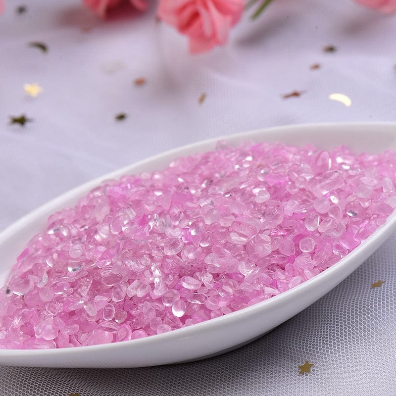GeckoCustom 50/100g Natural Crystal Amethyst Agate Irregular Mineral Healing Stone Gravel Specimen Suitable For Aquarium Home Decor Crafts red quartz / 100g