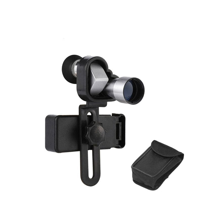 GeckoCustom 8x20 HD Night Vision Mini Pocket Zoom Monocular Outdoor Portable Telescope Telescope and bracke