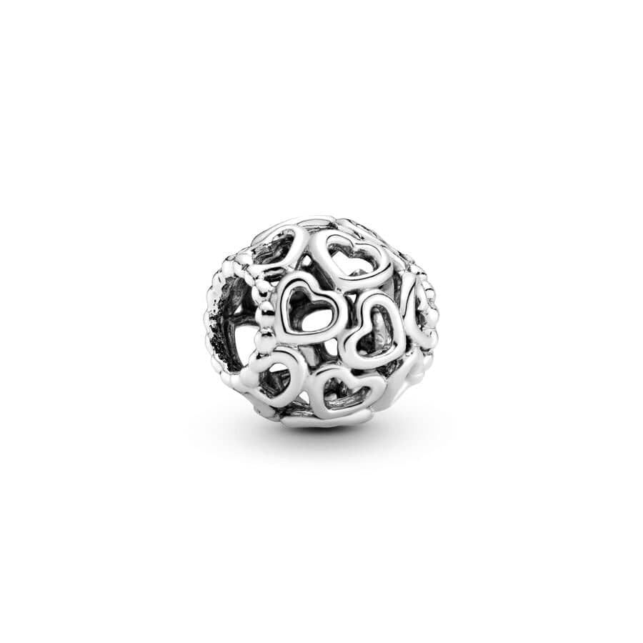 GeckoCustom 925 Sterling Silver Openwork Paw Print Infinity Charm Bead Fit Original Pandora Bracelet Necklace Jewelry Gift For Women SS226