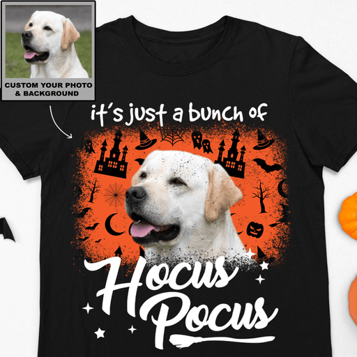 GeckoCustom A Bunch Of Hocus Pocus Dog Shirt DA199 Unisex T Shirt / Orange / S