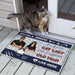 GeckoCustom A Cat Lady And An Old Man Doormat Personalized Gift N304 889716