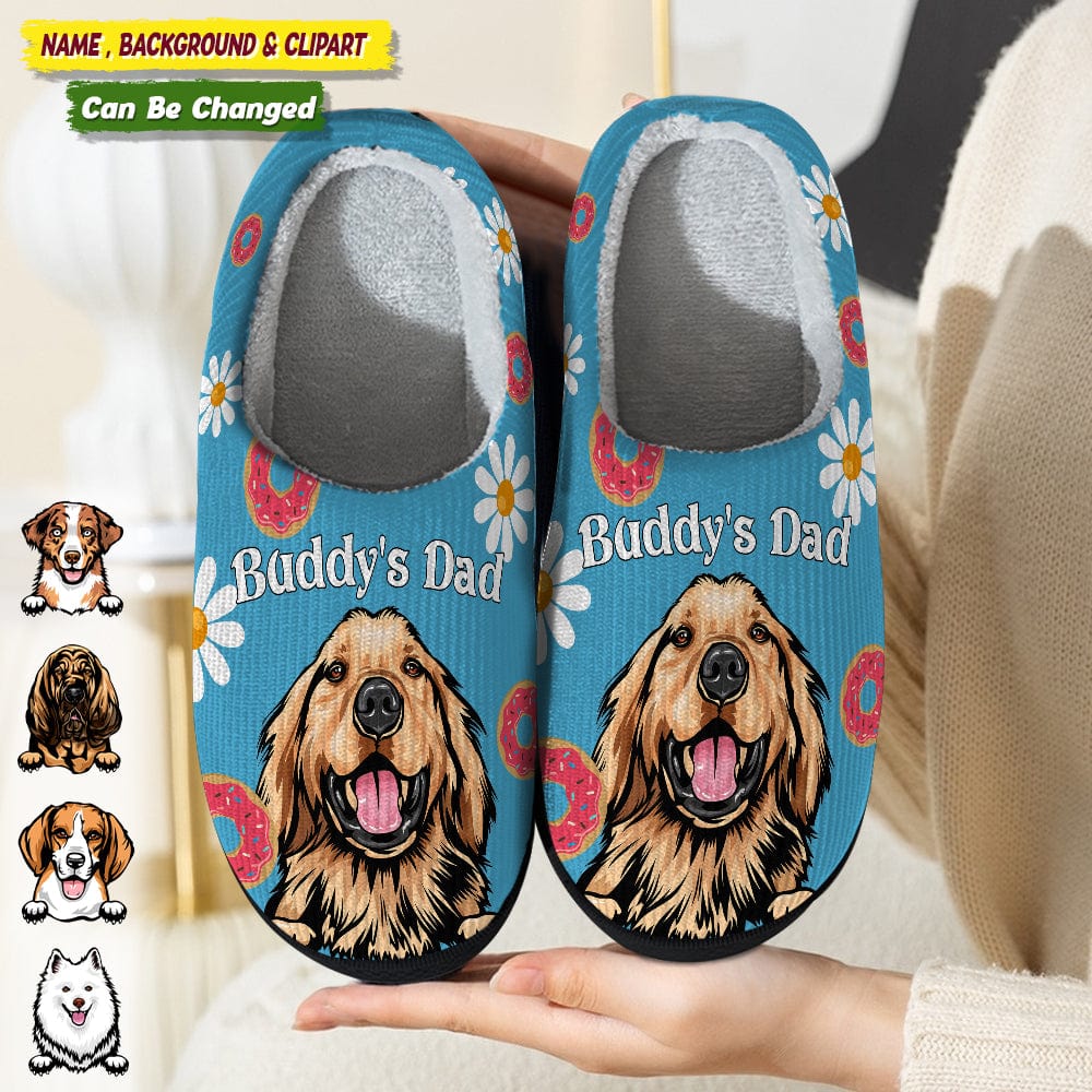 GeckoCustom Accessories Pattern Dog Cat Plush Slippers T368 HN590